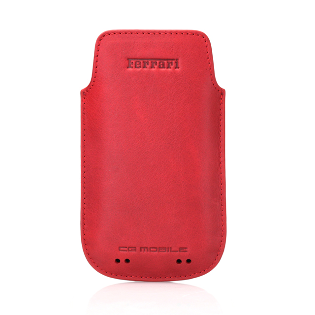 【iPhone4S/4/3G/3GS ケース】Ferrari GT Leather Modena Sleeve Case for iPhone レッドgoods_nameサブ画像