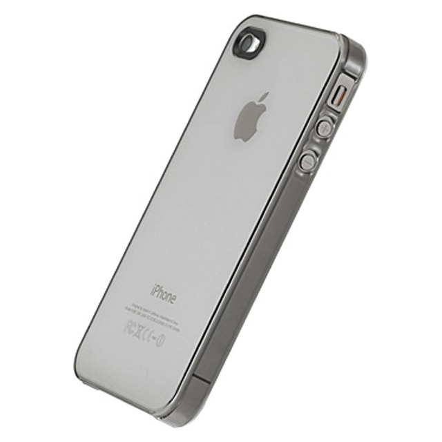 エアージャケットセット for iPhone4S/4(クリアブラック)