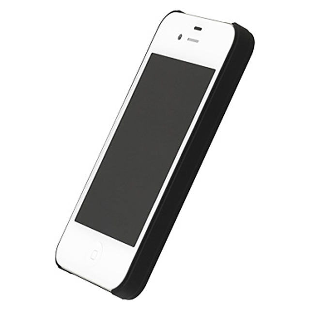 エアージャケットセット for iPhone4S/4(ラバーコーティングブラック)サブ画像