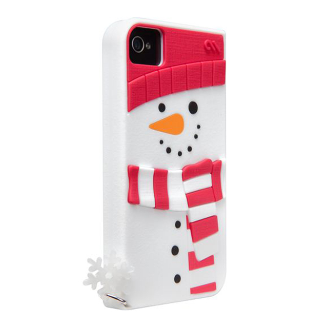 iPhone 4S/4 Creatures： Snowman Case, Whiteサブ画像