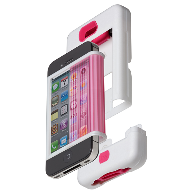 Case-Mate iPhone 4S / 4 Tank Case, White/Pinkgoods_nameサブ画像