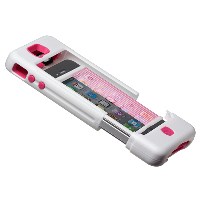 Case-Mate iPhone 4S / 4 Tank Case, White/Pinkサブ画像