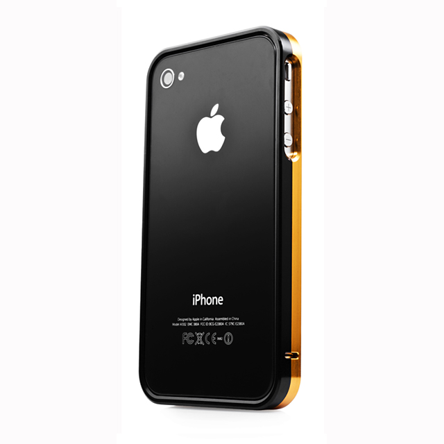 CAPDASE iPhone 4S / 4 Alumor Bumper Duo Frame, Gold / Blackgoods_nameサブ画像