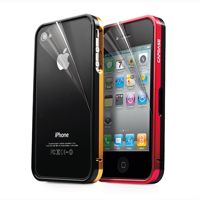 CAPDASE iPhone 4S / 4 Alumor Bumper Duo Frame, Gold / Blackgoods_nameサブ画像