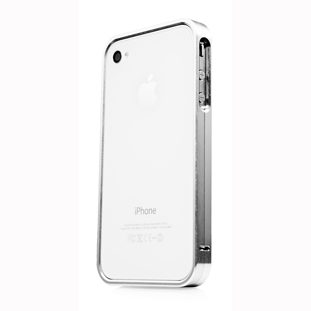 CAPDASE iPhone 4S / 4 Alumor Bumper Duo Frame, Silver / Silverサブ画像