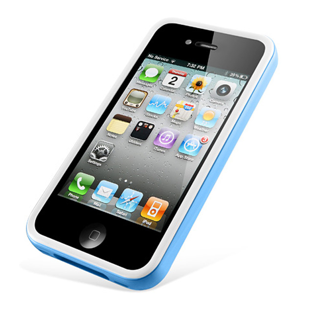 【iPhone4S/4 ケース】Neo Hybrid2S Snow Series [Tender Blue]サブ画像