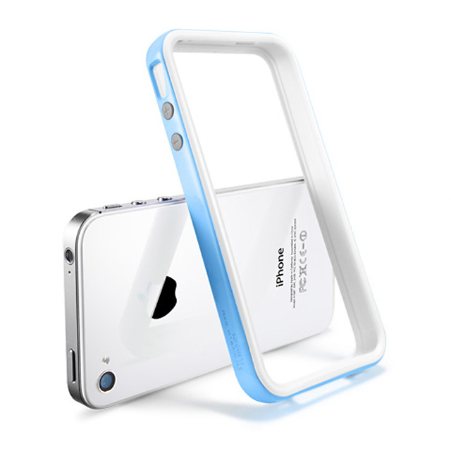 【iPhone4S/4 ケース】Neo Hybrid2S Snow Series [Tender Blue]サブ画像