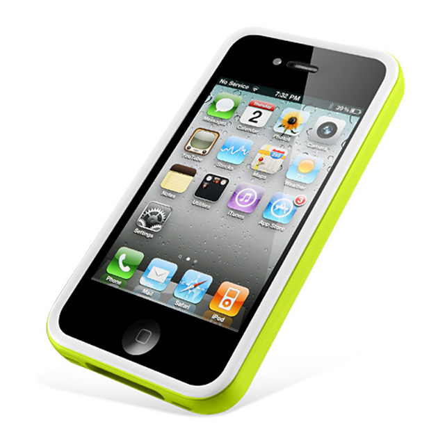 【iPhone4S/4 ケース】Neo Hybrid2S Snow Series [Lime]サブ画像