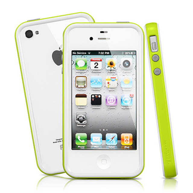 【iPhone4S/4 ケース】Neo Hybrid2S Snow Series [Lime]サブ画像