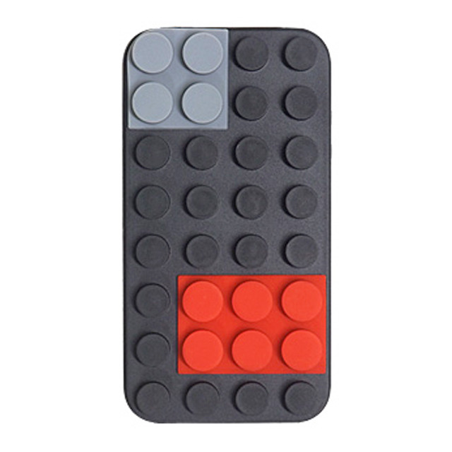 【iPhone4S/4 ケース】BlockCase for iPhone4/4S(black)