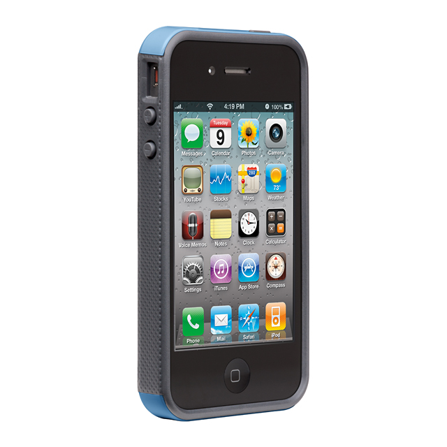 Case-Mate iPhone 4S / 4 Pop! ハイブリッド シームレス ケース, Blue/Cool Greygoods_nameサブ画像