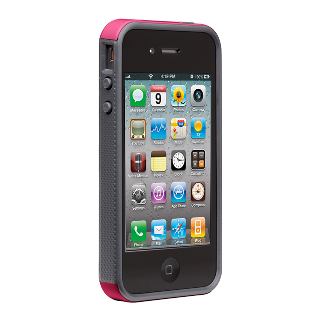 Case-Mate iPhone 4S / 4 Pop! ハイブリッド シームレス ケース, Fuchsia(Pink) / Cool Graygoods_nameサブ画像