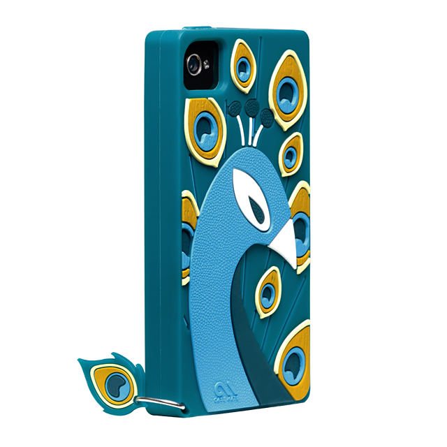 iPhone 4S / 4 Creatures： Peacock Case, Tealサブ画像