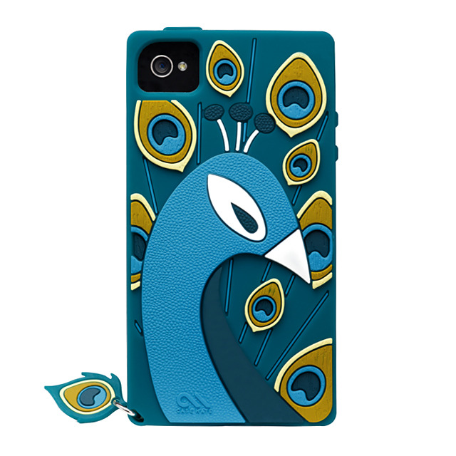 iPhone 4S / 4 Creatures： Peacock Case, Teal