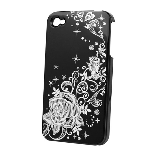 【iPhone4S/4 ケース】ChoB’t 蒔絵ケース iPhone4/4S用 レースバラ