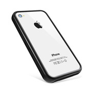 【iPhone4S/4 ケース】Neo Hybrid2S Vivid Series [Soul Black]