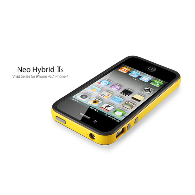 【iPhone4S/4 ケース】Neo Hybrid2S Vivid Series [Reventon Yellow]goods_nameサブ画像