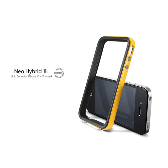 【iPhone4S/4 ケース】Neo Hybrid2S Vivid Series [Reventon Yellow]サブ画像