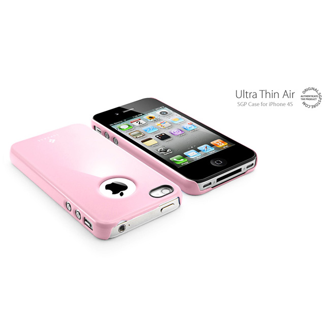 【iPhone4S/4 ケース】SGP Case Ultra Thin Air Pastel Series [Sherbet Pink]goods_nameサブ画像