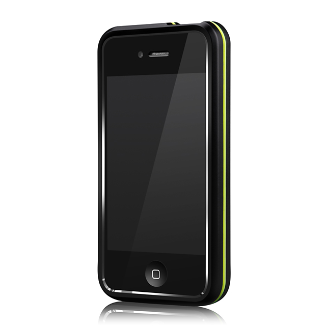 Armor Metal Hybrid Case for iPhone 4/4S Black?Neon Yellowgoods_nameサブ画像