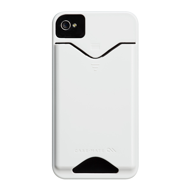 iPhone 4S/4 兼用 カードホルダー付ハードケース ID Case Glossy Whiteサブ画像