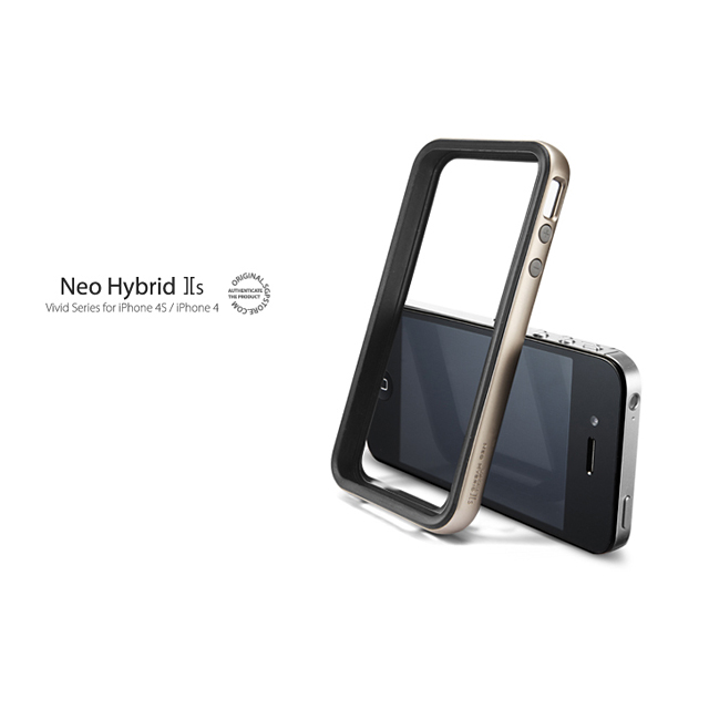 【iPhone4S/4 ケース】Neo Hybrid2S Vivid Series [Champagne Gold]goods_nameサブ画像