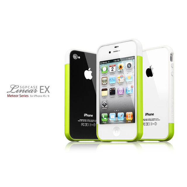 【iPhone4S/4 ケース】SGP Case Linear EX Meteor Series [Lime]goods_nameサブ画像