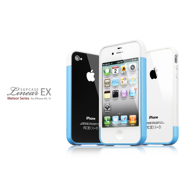 【iPhone4S/4 ケース】SGP Case Linear EX Meteor Series [Tender Blue]goods_nameサブ画像