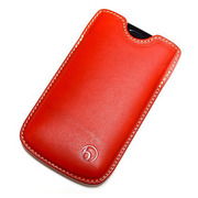 【iPhone4S/4 ケース】ハンドメイドレザーケース for iPhone4S/4用 Ver2.0 レッド