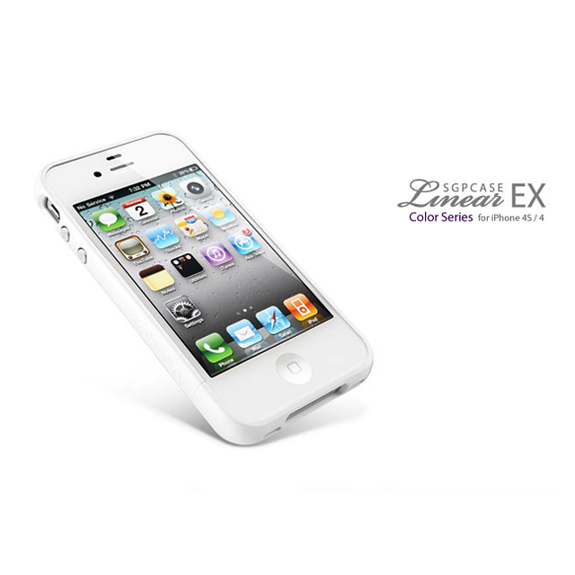 【iPhone4S/4 ケース】SGP Case Linear EX Color Series [Infinity White]goods_nameサブ画像