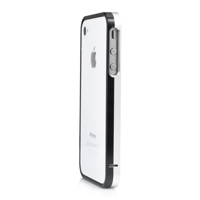 CAPDASE iPhone 4S / 4 Alumor Bumper Duo Frame, Silver / Blackgoods_nameサブ画像