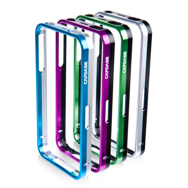 CAPDASE iPhone 4S / 4 Alumor Bumper Duo Frame, Silver / Blackgoods_nameサブ画像