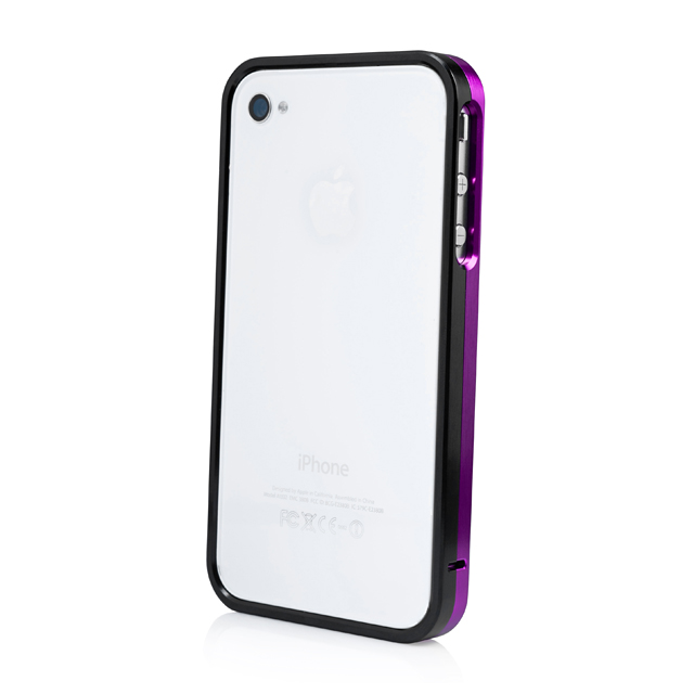 CAPDASE iPhone 4S / 4 Alumor Bumper Duo Frame, Purple / Blackgoods_nameサブ画像