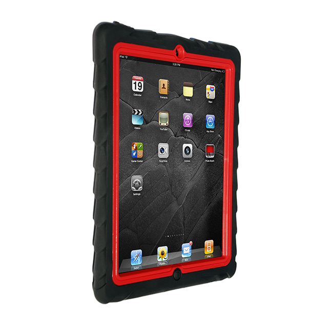 【iPad(第3世代/第4世代) iPad2 ケース】Gumdrop Tech iPad2対応 レイヤーケース  Drop Series  ブラック/レッド DS-IPAD2 BLK REDgoods_nameサブ画像