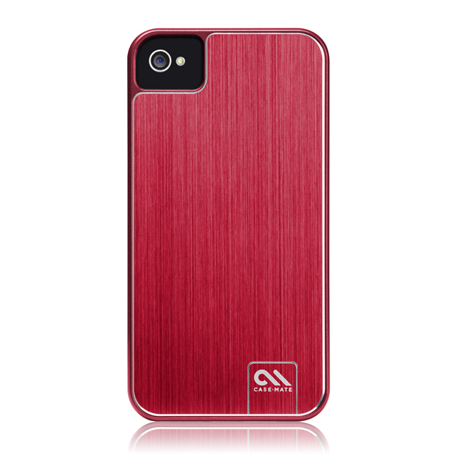 Case-Mate iPhone 4S / 4 Barely There Case Brushed Aluminum, Redgoods_nameサブ画像