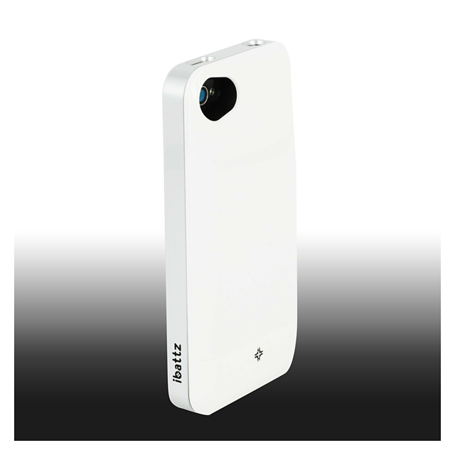 iBattz iPhone4S/4ハードケース 予備バッテリー2個付き Mojo Battery Case REMOVABLE ホワイトサブ画像