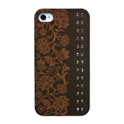 【iPhone4/4S ケース】Elegance (Dark Chocolate Smoked Topaz)