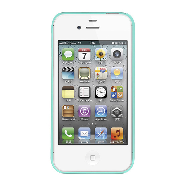 【iPhone4/4S ケース】Elegance (Turquoise Crystal)サブ画像