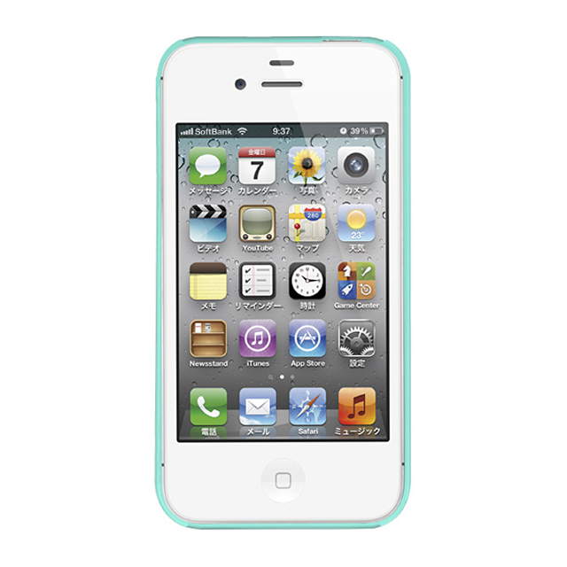 【iPhone4/4S ケース】Elegance (Turquoise Blue Zircon)サブ画像