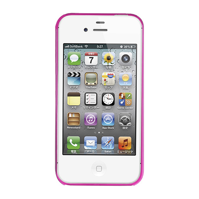 【iPhone4/4S ケース】Elegance (Hot Pink Fuchsia)goods_nameサブ画像