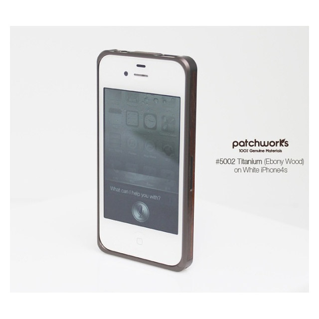 Alloy X Wood Bumper for iPhone 4/4S - Titanium×Ebonyサブ画像