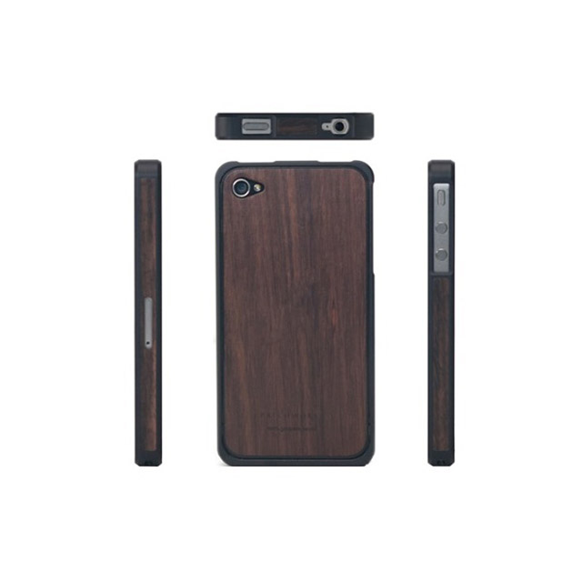 Alloy X Wood Bumper for iPhone 4/4S - Black×Ebonyサブ画像