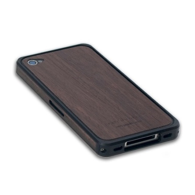 Alloy X Wood Bumper for iPhone 4/4S - Black×Ebonyサブ画像