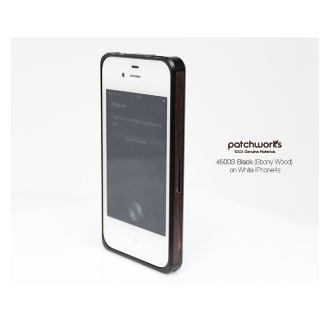 Alloy X Wood Bumper for iPhone 4/4S - Black×Ebonygoods_nameサブ画像