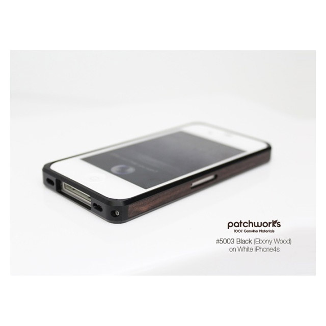 Alloy X Wood Bumper for iPhone 4/4S - Black×Ebonyサブ画像