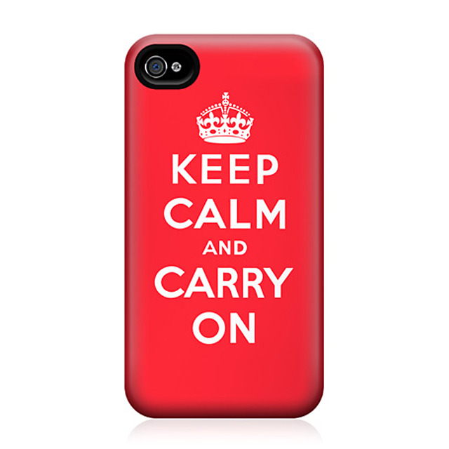 【iPhone4S/4 ケース】GELASKINS Hardcase KEEP CALM