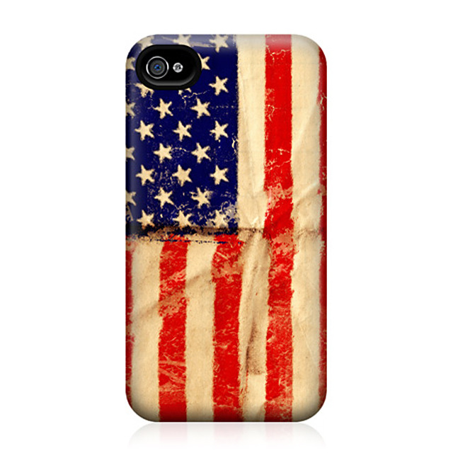 【iPhone4S/4 ケース】GELASKINS Hardcase Stars and Stripes