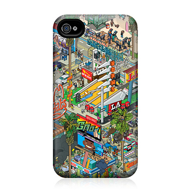 【iPhone4S/4 ケース】GELASKINS Hardcase Los Angeles