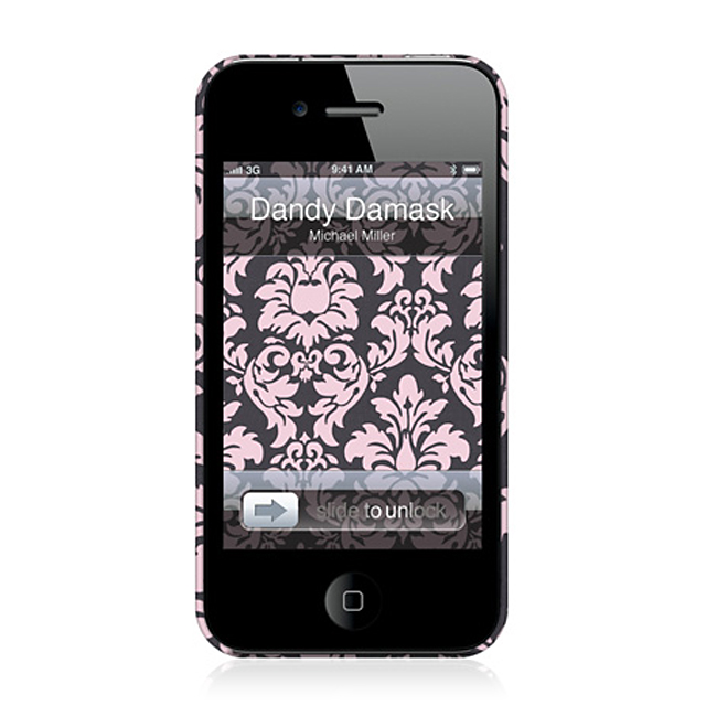 【iPhone4S/4 ケース】GELASKINS Hardcase Dandy Damaskサブ画像