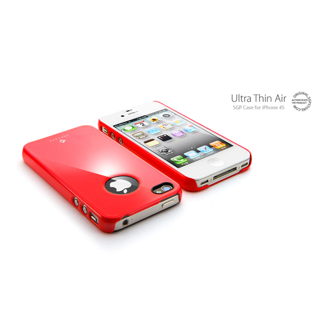 【iPhone4S/4 ケース】SGP Case Ultra Thin Air Pastel Series [Dante Red]サブ画像